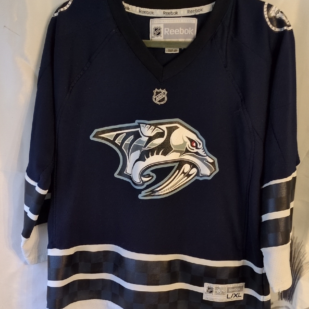 Reebok Dark Blue Hockey Jersey